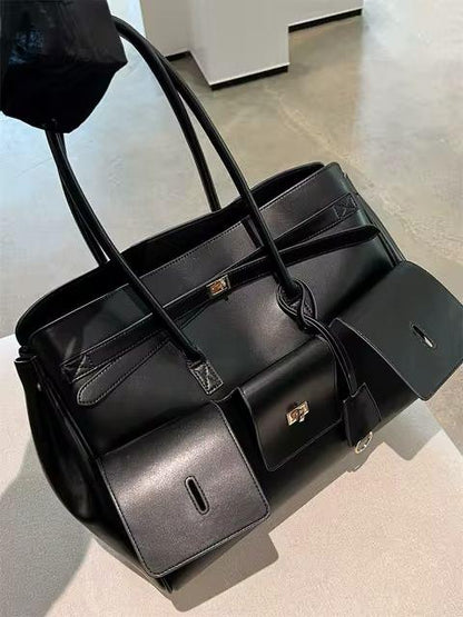 BALENCIAGA Bel Air Carry Bag (Black)