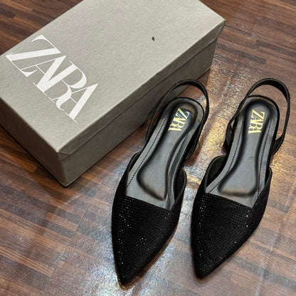 Zara Stone Flat (black)