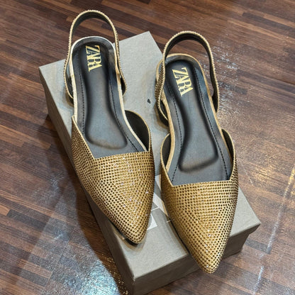 Zara Stone Flat (Gold)