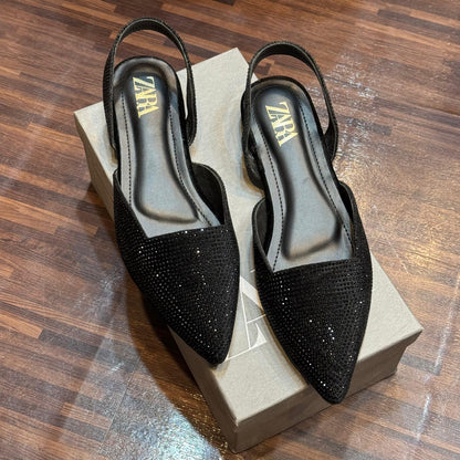 Zara Stone Flat (black)