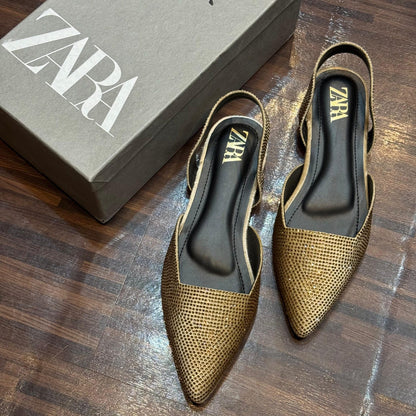 Zara Stone Flat (Gold)