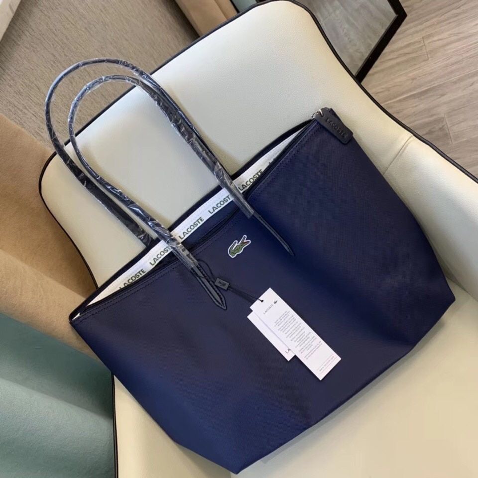 LACOSTE Tote Bag – Premium Women Bag (Blue)