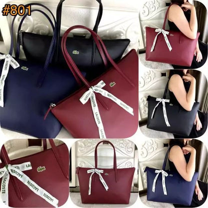 LACOSTE Tote Bag – Premium Women Bag (Black)