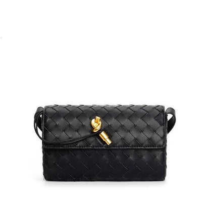 Bottega Veneta Woven Andiamo Crossbody Bag – Premium Quality (Black)