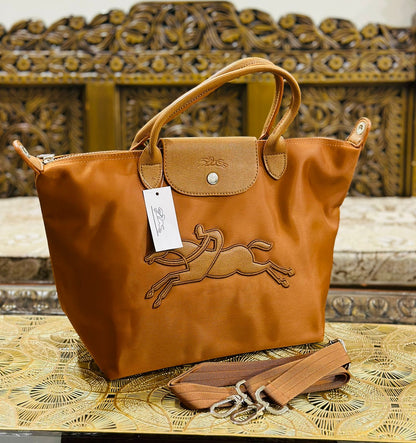 Longchamp Tote Bag – Premium Women's Bag (Brown)