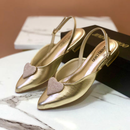 Jimmy Choo Pumps – Elegant Women's Shoes (Gold)