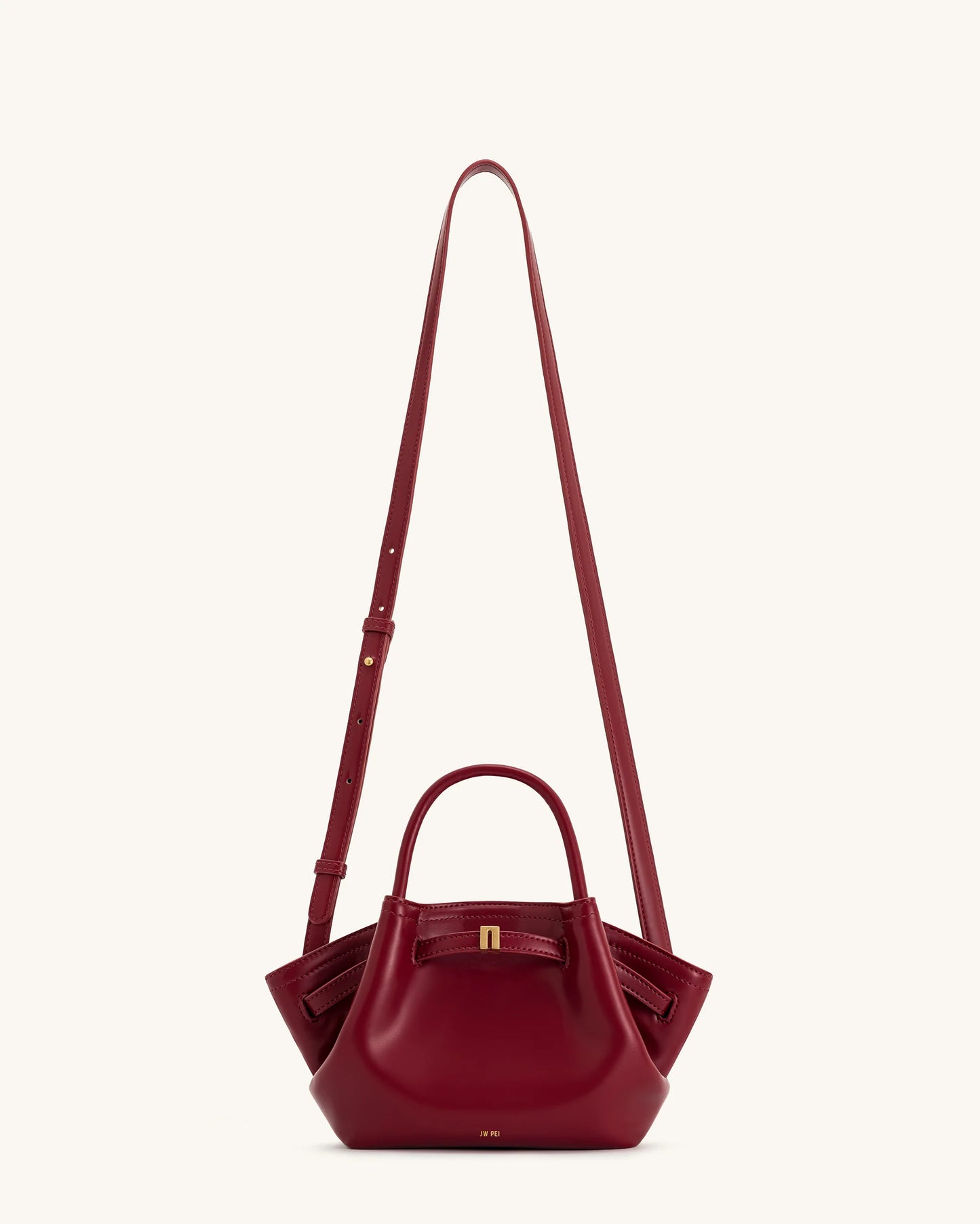 J-W P-E-I Premium Mini Women Bag – Maroon | With Brand Tag & Dust Bag (Red)