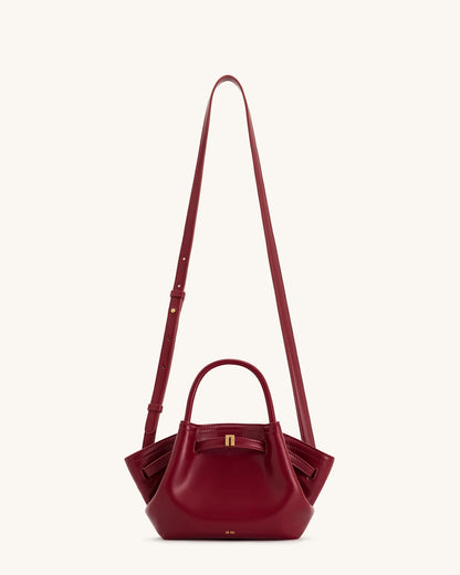 J-W P-E-I Premium Mini Women Bag – Maroon | With Brand Tag & Dust Bag (Red)