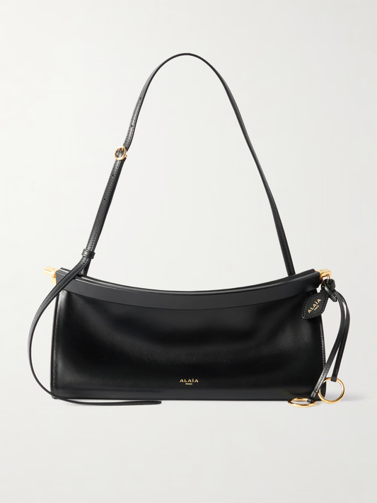A-L-A-Ï-A Le Click East West Medium Shoulder Women Bag – Elegant Edition (Black)