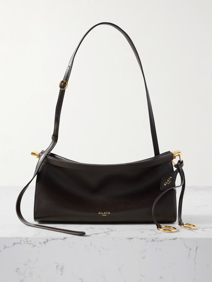 A-L-A-Ï-A Le Click East West Medium Shoulder Women Bag – Elegant Edition (Black)