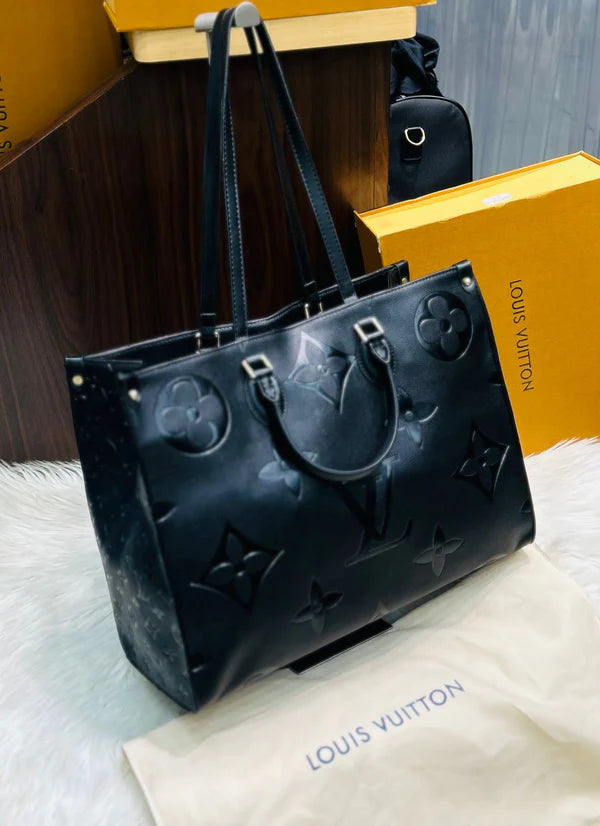 Louis Vuitton On The Go Bag - Master Quality Women Bag (Black)