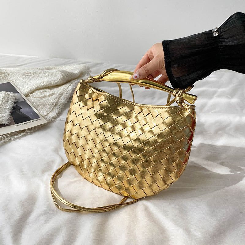 Bottega Veneta-Inspired Sardine Small Leather Tote (Gold) – LDD