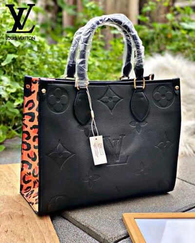 Louis Vuitton On The Go Bag - Master Quality Women Bag (Black-2)