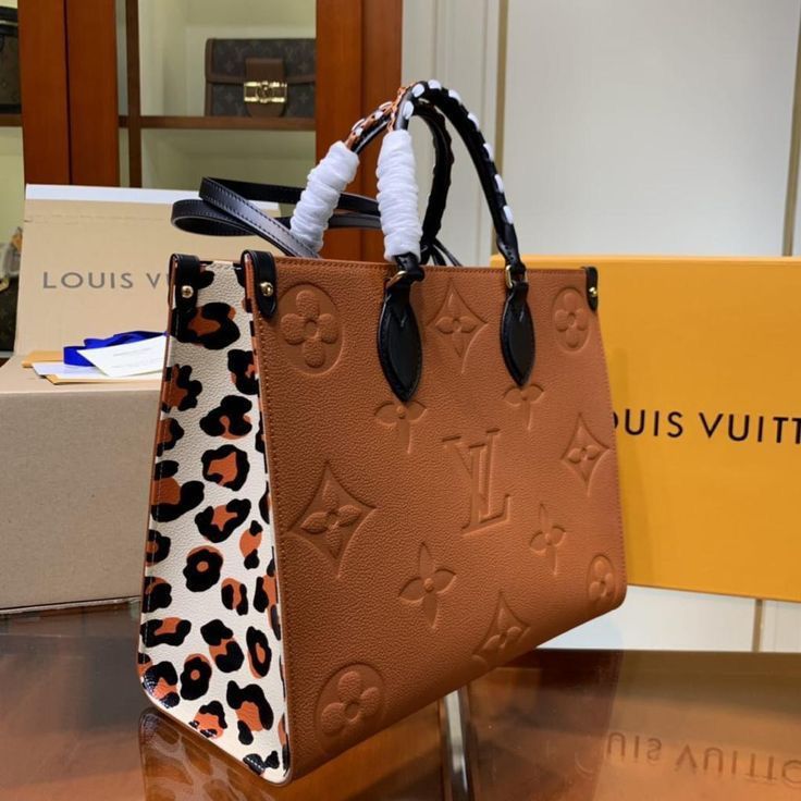 Louis Vuitton On The Go Bag - Master Quality Women Bag (Brown)