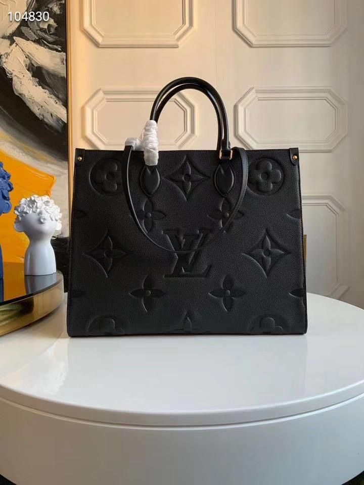 Louis Vuitton On The Go Bag - Master Quality Women Bag (Black)