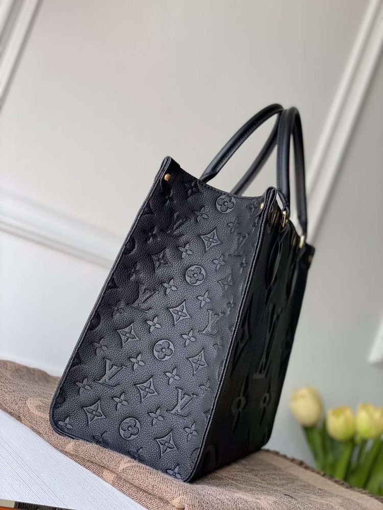 Louis Vuitton On The Go Bag - Master Quality Women Bag (Black)