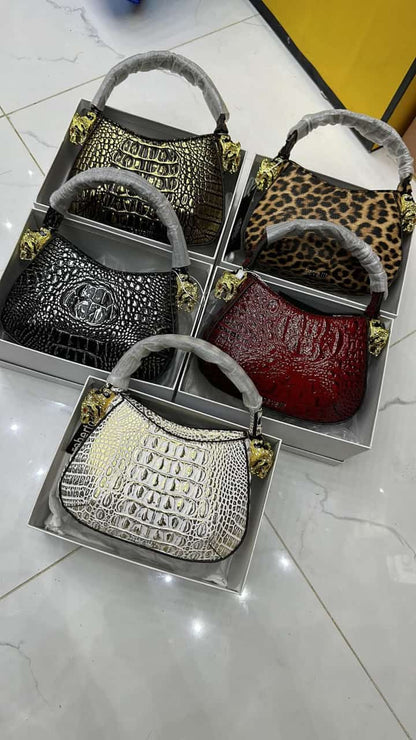 Roberto Cavalli High-Quality Crossbody Bag (Black/brown)