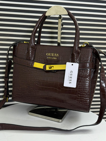 Guess Enisa Mini Satchel (brown)