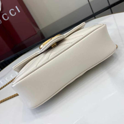 Premium GUCCI Marmont Women Bag Red Packaging (White)