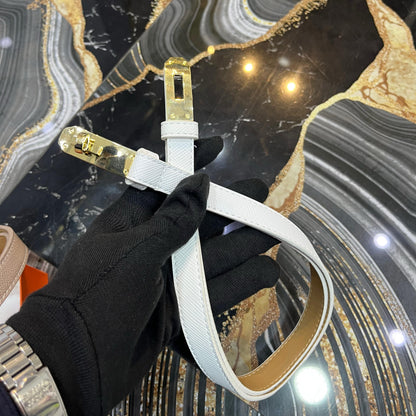 Hermès Women’s Belts – Timeless Elegance & Luxury (White)