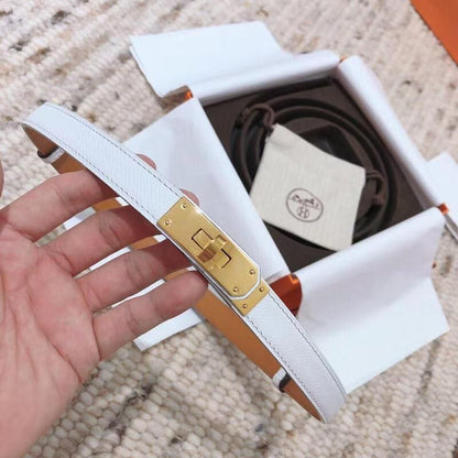 Hermès Women’s Belts – Timeless Elegance & Luxury (White)