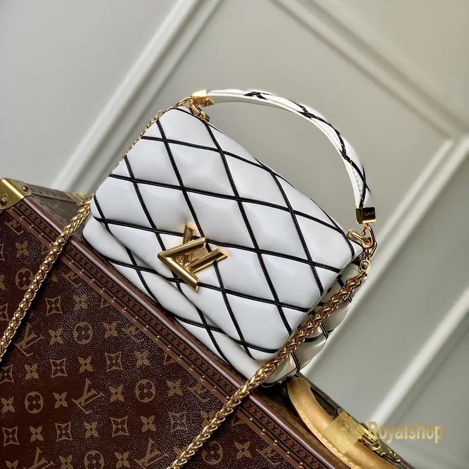 Louis Vuitton-Inspired GO-14 MM Women’s Bag – Premium Quality (White)