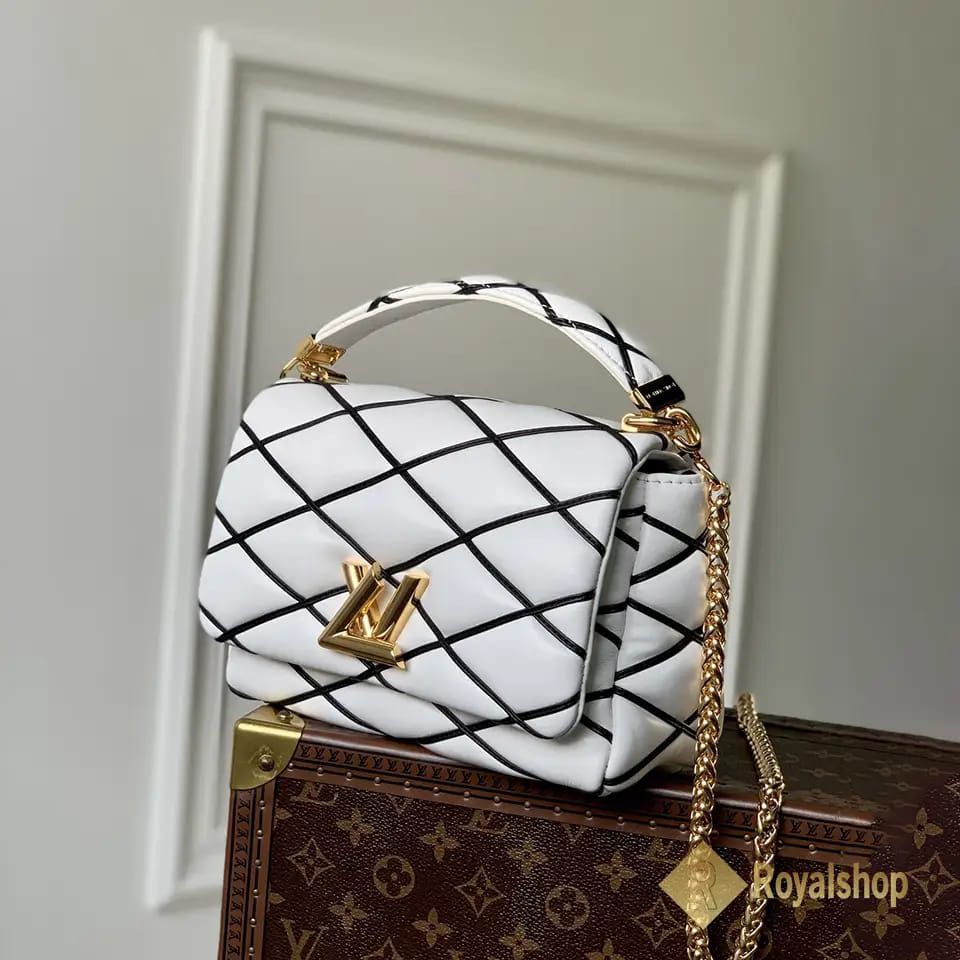 Louis Vuitton-Inspired GO-14 MM Women’s Bag – Premium Quality (White)