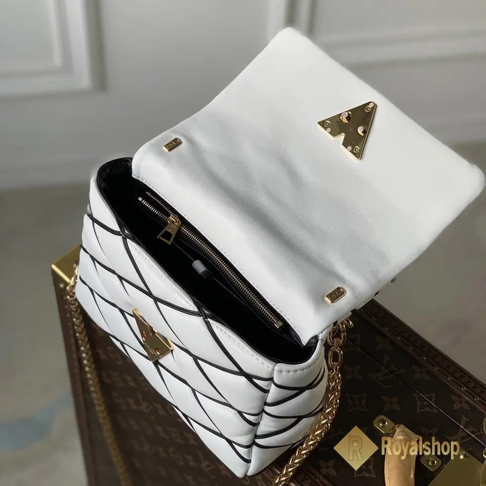 Louis Vuitton-Inspired GO-14 MM Women’s Bag – Premium Quality (White)