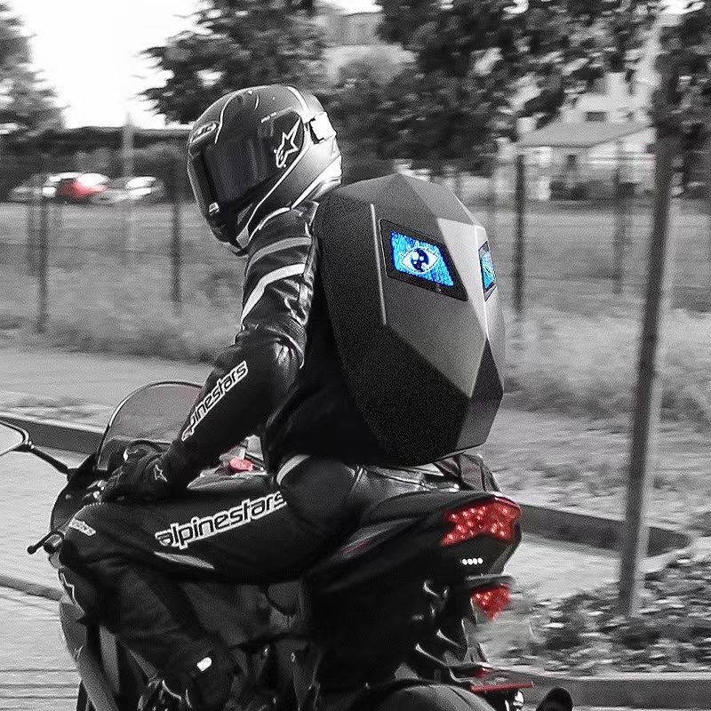 LED Rider Backpack – Smart & Stylish Motorcycle Bag