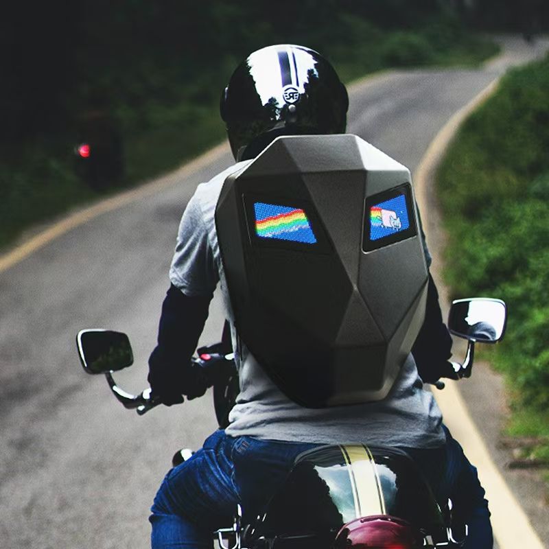 LED Rider Backpack – Smart & Stylish Motorcycle Bag