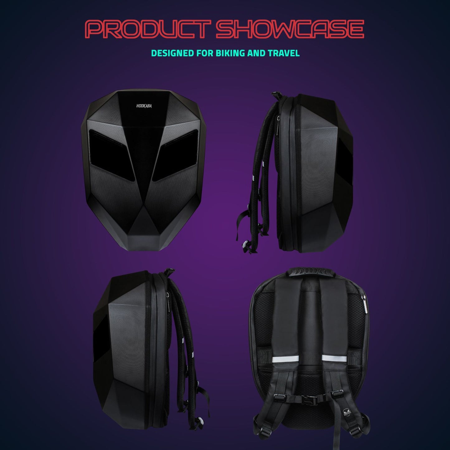 LED Rider Backpack – Smart & Stylish Motorcycle Bag