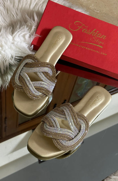 Fashionsteps Flats – Premium Quality (Gold/Silver)