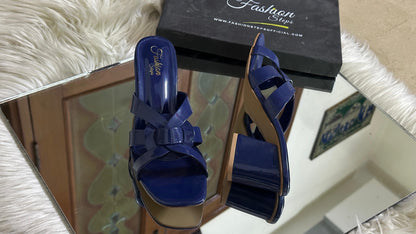 Fashionsteps Block Heel – Elegant & Stylish (Blue)