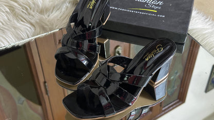 Fashionsteps Block Heel – Elegant & Stylish (Black)