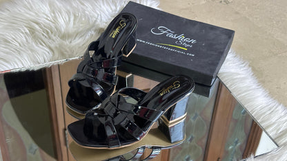 Fashionsteps Block Heel – Elegant & Stylish (Black)