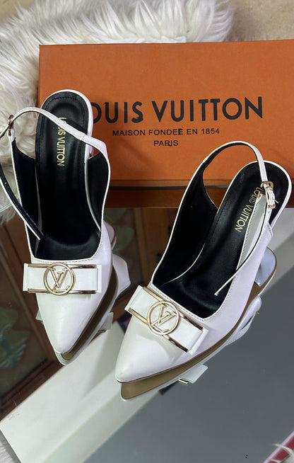 Louis Vuitton Ketty Heel – Timeless Elegance (White)