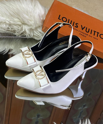 Louis Vuitton Ketty Heel – Timeless Elegance (White)