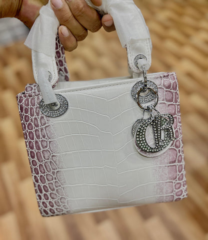 Christian Dior Niloticus Crocodile Himalaya Mini Lady Dior – Timeless Luxury