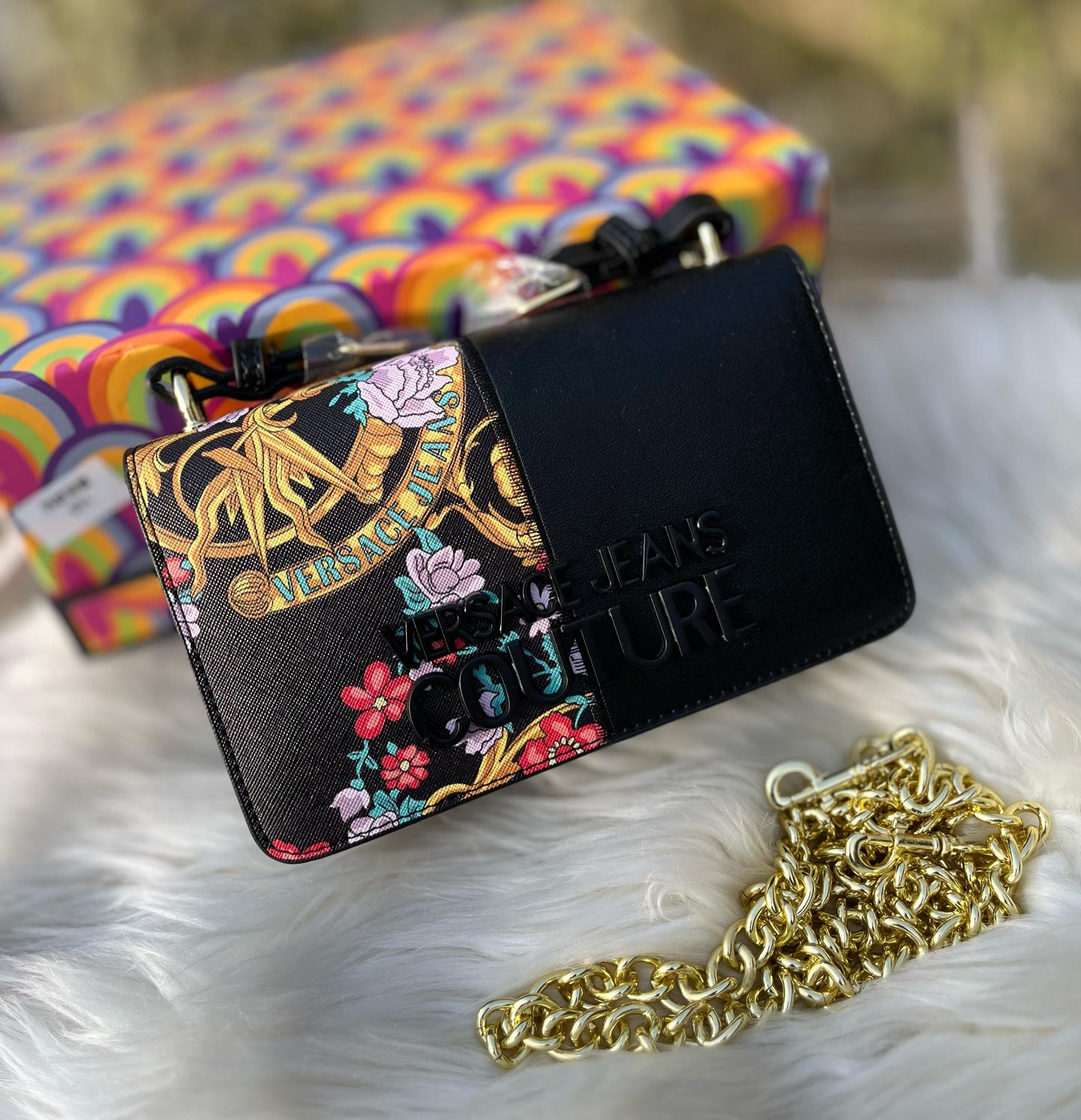 Versace Crossbody Shoulder Bag – Timeless Luxury (Black-3)