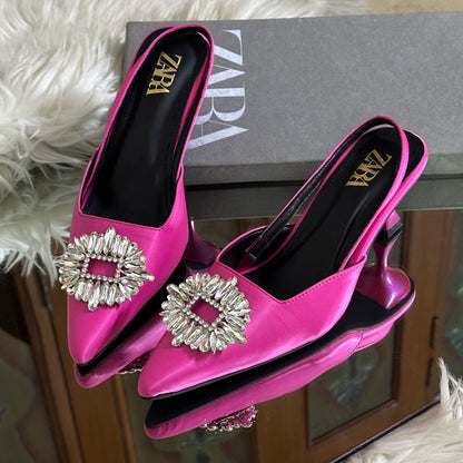 ZARA Women Kitty Heel – Elegant & Stylish (Pink)
