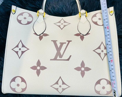 Louis Vuitton On The Go – AAA Quality, Official Model (White/Green)