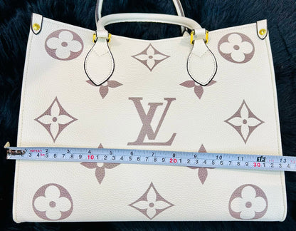 Louis Vuitton On The Go – AAA Quality, Official Model (White/Green)