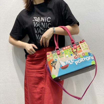 Bricciolini Women's Leather Bag – Elegant & Spacious