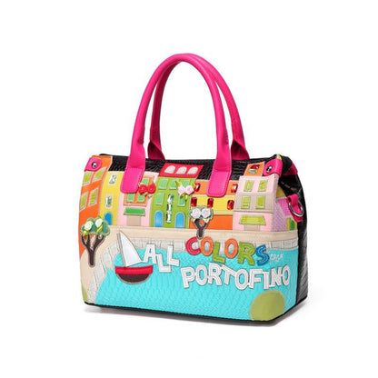 Bricciolini Women's Leather Bag – Elegant & Spacious