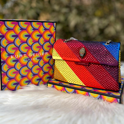 Kurt Geiger Cross Shoulder Bag – Stylish & Iconic (Multi Colours-2)