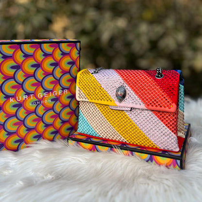 Kurt Geiger Cross Shoulder Bag – Stylish & Iconic (Multi Colours-4)