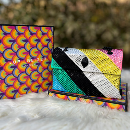 Kurt Geiger Cross Shoulder Bag – Stylish & Iconic (Multi Colours-3)