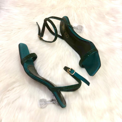 Jimmy Choo Women's Heels – Elegant & Timeless (Green)