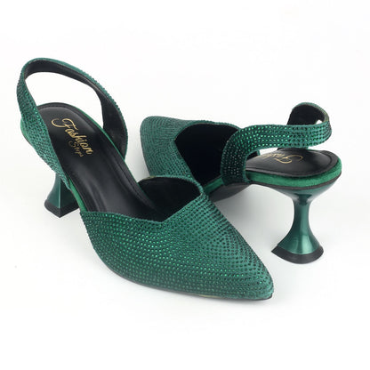 ZARA Women Heels – Elegant & Stylish (Green)