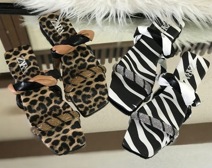 ZARA NEW ARRIVAL — Women's Flat Slippers (White)